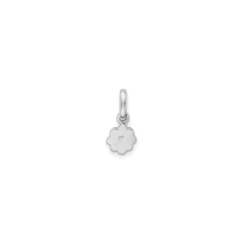 Daisy Flower Pendant (Silver) back - Popular Jewelry - New York