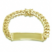 Cuban Link ID Bracelet (14k)