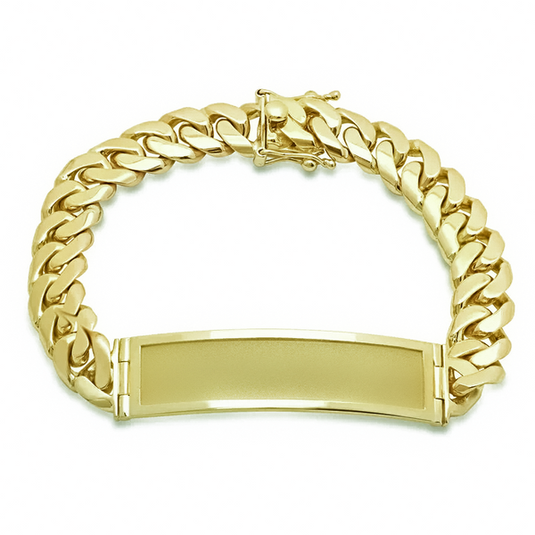 Cuban Link ID Bracelet (14k)