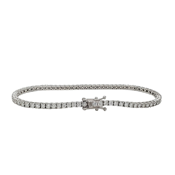 White Gold VS Diamond Tennis Bracelet (14K)