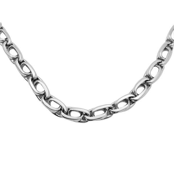 Solid Tiger Eyes Round Chain (14K)