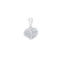 Diamond Heart Pendant (14K)