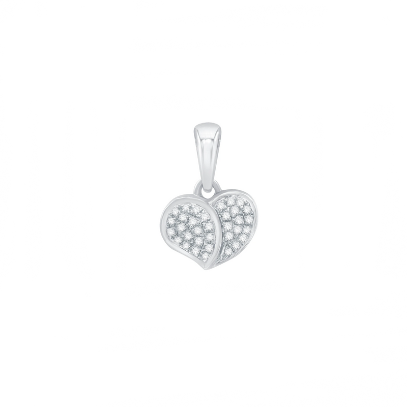 Diamond Heart Pendant (14K)