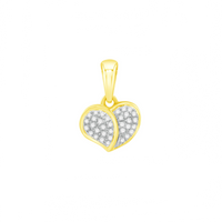 Diamond Heart Pendant (14K)