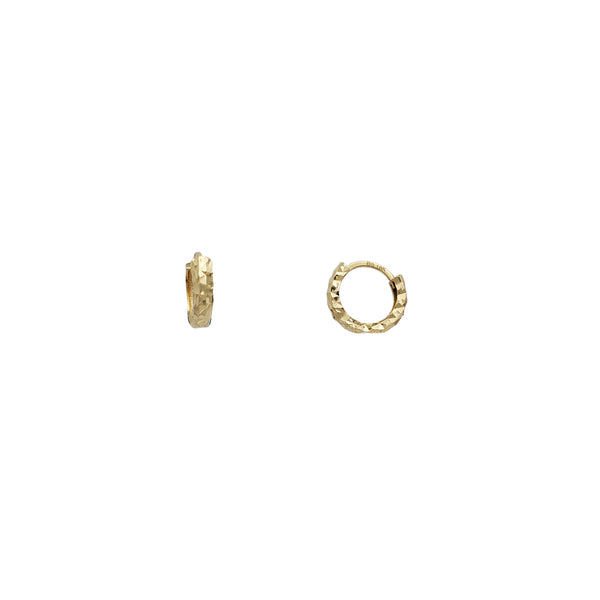 Huggie Diamond-Cut Earring (18K)