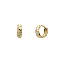 Huggie Diamond-Cut Earring (18K)