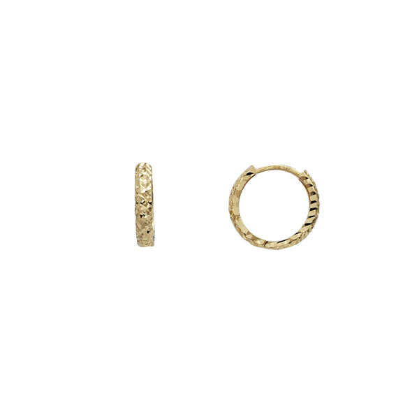 Huggie Diamond-Cut Earring (18K)