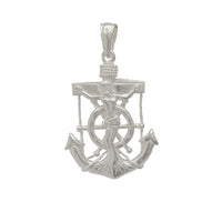 Crucifix Rope Anchor Pendant (Silver)