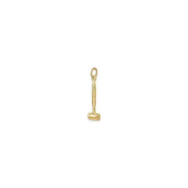 3D Gavel Pendant (14K) main - Popular Jewelry - New York