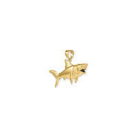 3D Shark Pendant (14K) Diagonal - Popular Jewelry - New York