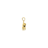 3D Shark Pendant (14K) side - Popular Jewelry - New York