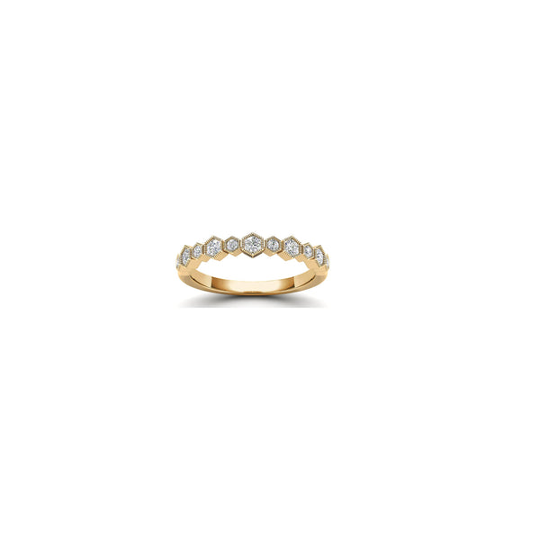 Diamond Thin Band Ring (14K)