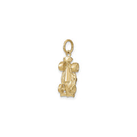 3D Race Car Pendant (14K) diagonal - Popular Jewelry - New York