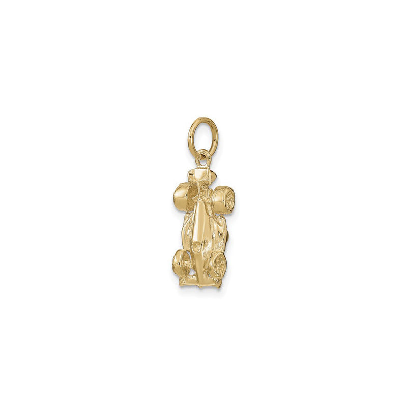 3D Race Car Pendant (14K) diagonal - Popular Jewelry - New York