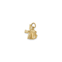 3D Windmill Pendant (14K) diagonal 1 - Popular Jewelry - New York