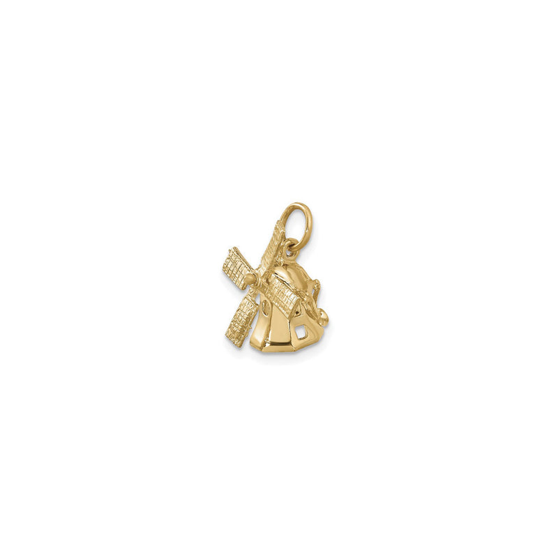 3D Windmill Pendant (14K) diagonal 2 - Popular Jewelry - New York