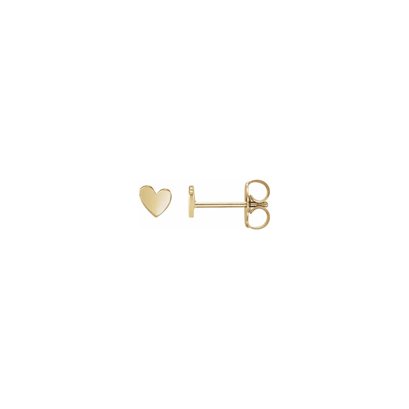 Asymmetrical Hearts Stud Earrings (14K) main - Popular Jewelry - New York