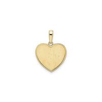 Celestial Angel Heart Pendant (14K) back - Popular Jewelry - New York