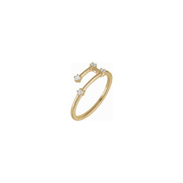 Diamond Aries Constellation Ring (14K) main - Lucky Diamond - New York