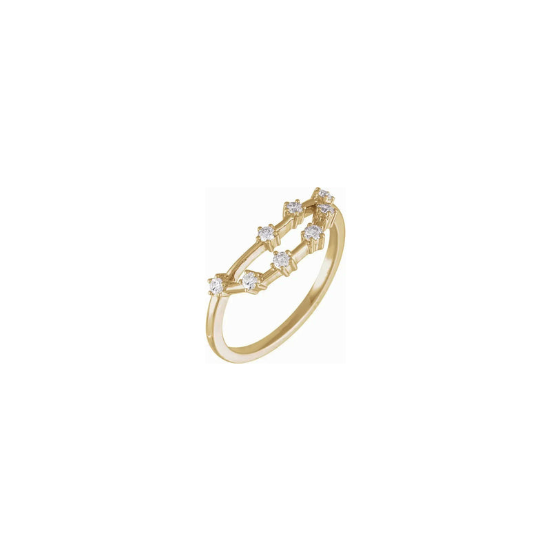 Diamond Capricorn Constellation Ring (14K) main - Popular Jewelry - New York