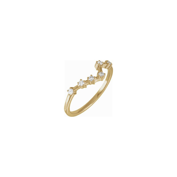 Diamond Pisces Constellation Ring (14K) main - Popular Jewelry - New York