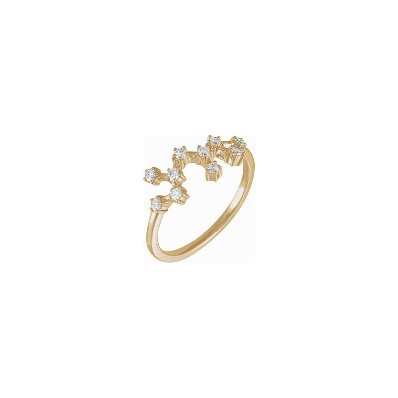 Diamond Sagittarius Constellation Ring (14K) main - Popular Jewelry - New York