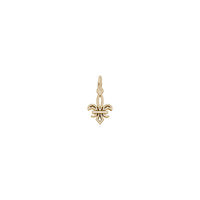 Fleur de Lis Outline Pendant (14K) Popular Jewelry - New York