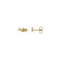 Shark Stud Earrings (14K) main - Popular Jewelry - New York