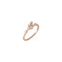 Diamond Cancer Constellation Ring rose (14K) main - Lucky Diamond - New York