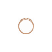 Diamond Cancer Constellation Ring rose (14K) setting - Lucky Diamond - New York