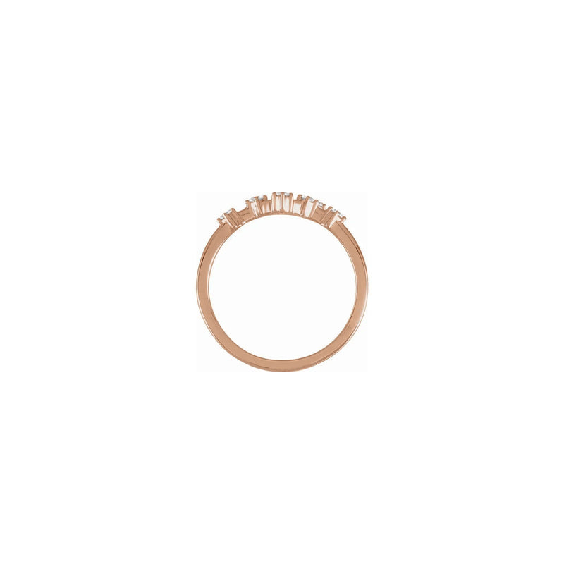 Diamond Cancer Constellation Ring rose (14K) setting - Lucky Diamond - New York