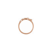 Diamond Leo Constellation Ring rose (14K) setting - Popular Jewelry - New York