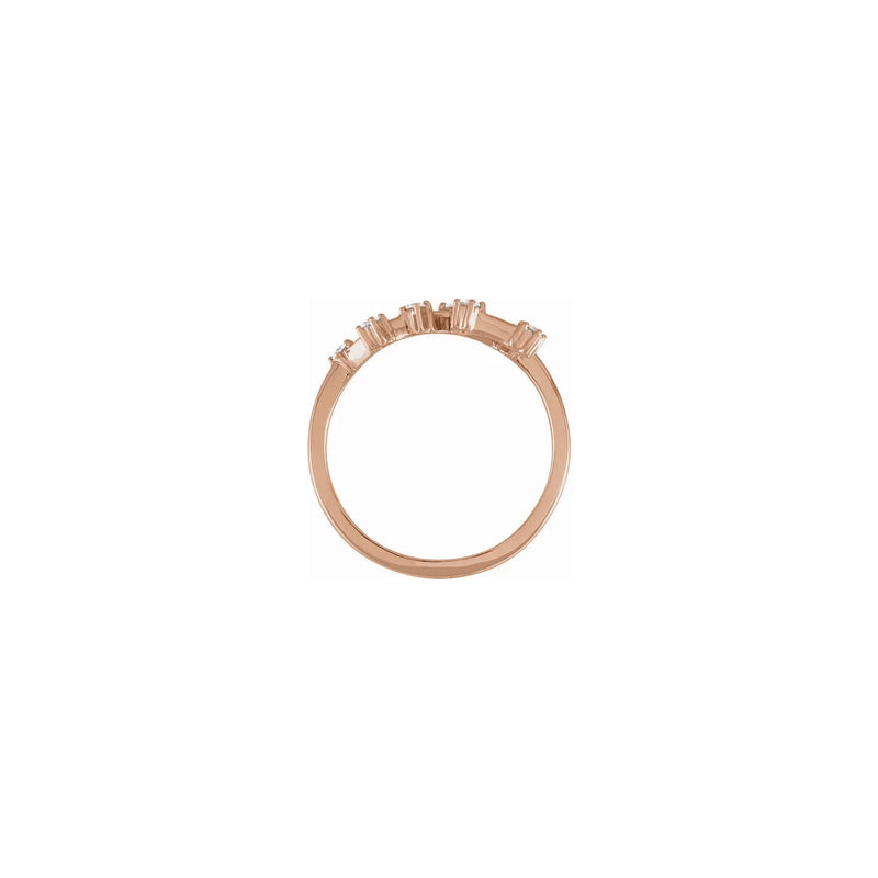 Diamond Leo Constellation Ring rose (14K) setting - Popular Jewelry - New York