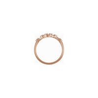 Diamond Pisces Constellation Ring rose (14K) setting - Popular Jewelry - New York