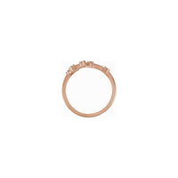 Diamond Taurus Constellation Ring rose (14K) setting - Lucky Diamond - New York