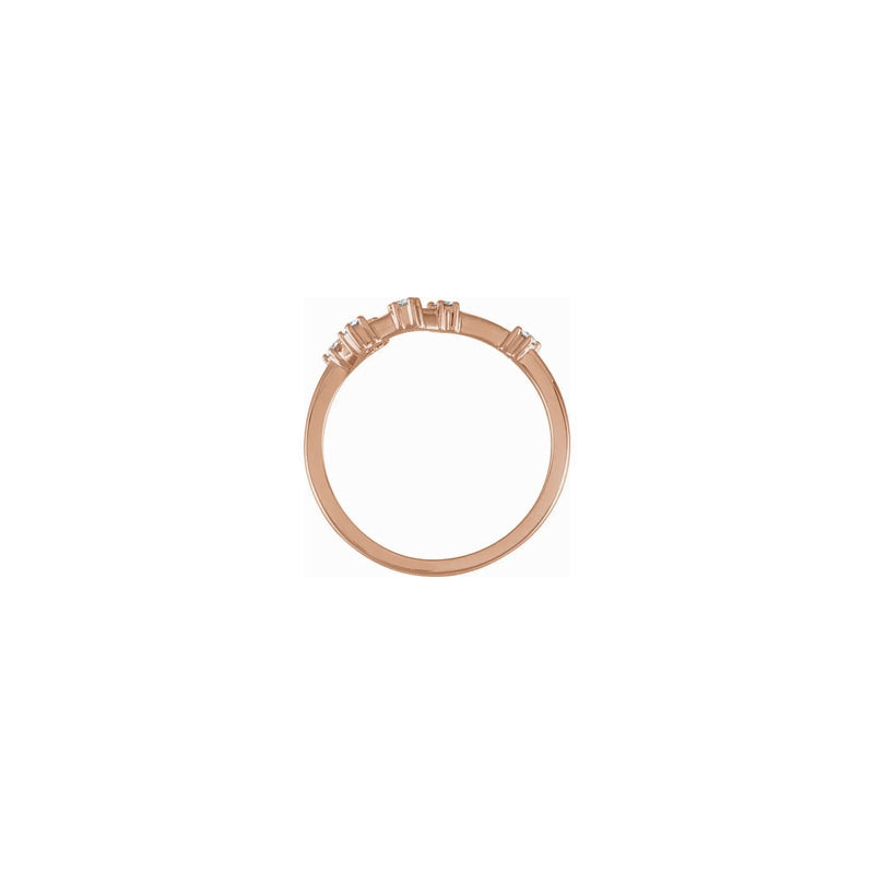 Diamond Taurus Constellation Ring rose (14K) setting - Lucky Diamond - New York