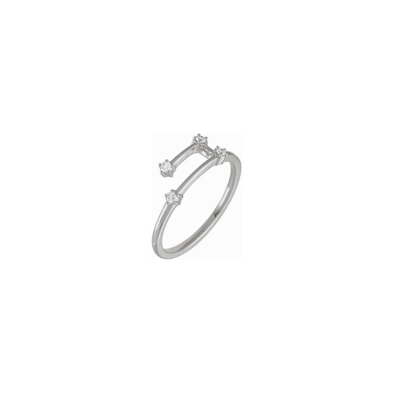 Diamond Aries Constellation Ring white (14K) main - Lucky Diamond - New York