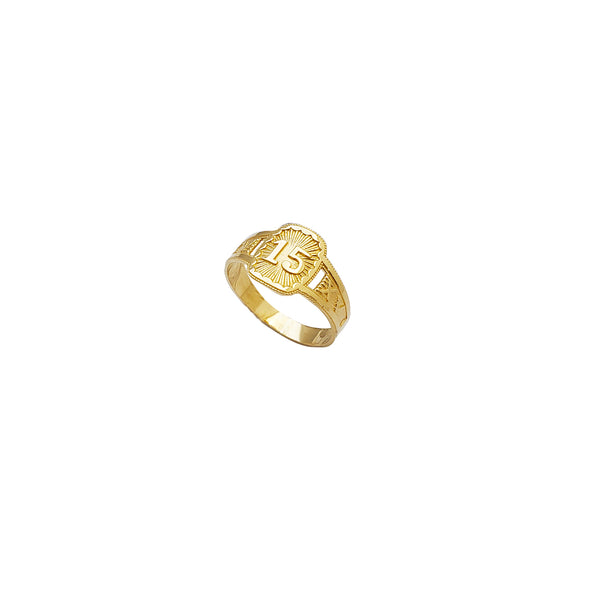 15 Year [XV] Ring (14K)