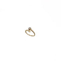 Ball Twist Band Ring (14K)