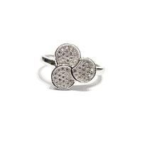 Lucky Charm CZ Ring (Sterling Silver)