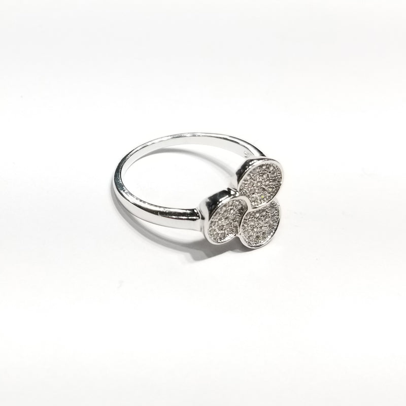 Lucky Charm CZ Ring (Sterling Silver)