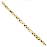 Solid Figaro-Link Bracelet (14K)