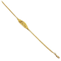 Curb Yellow Gold Bracelet (18K)