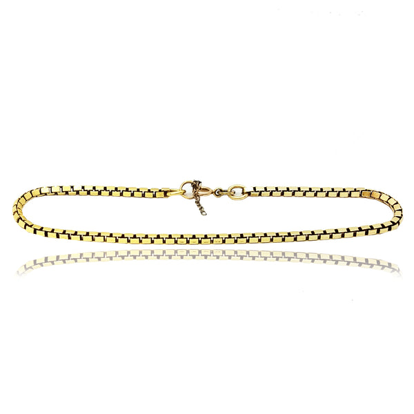 Box-Link Bracelet (14K)