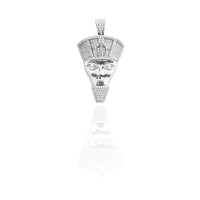 Iced-Out Egyptian High Priest Pendant (Silver)