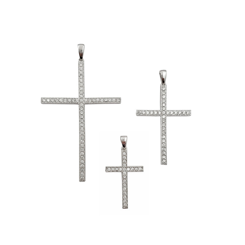 Diamond Cross Pendant (14K)