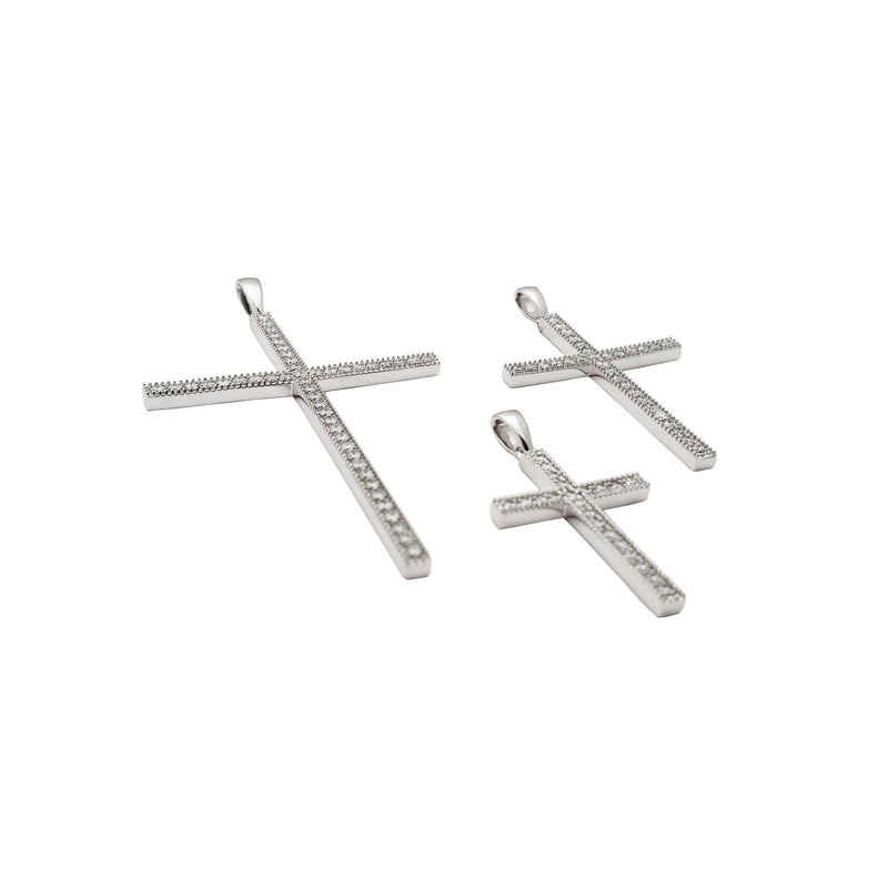 Diamond Cross Pendant (14K)