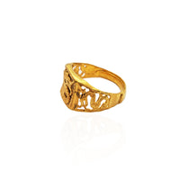 East Asian Mythology Dragon Ring (24K).