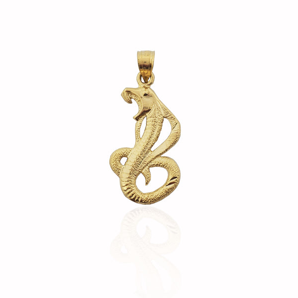 Dust Shape Cobra Pendant (10K)