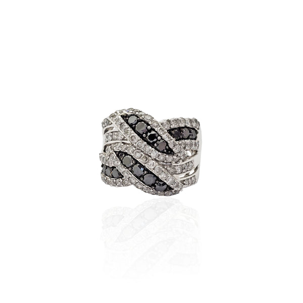 Diamond Double Infinity Ring (10K)